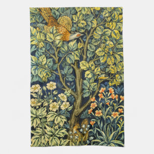 Linge De Cuisine Écureuil Vintage de Morris et Motif de fleurs