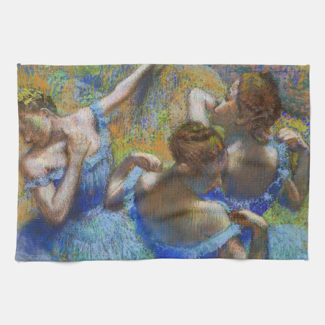 Linge De Cuisine Edgar Degas - Danseurs Bleus (Horizontal)