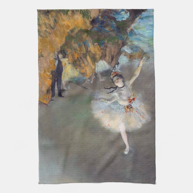 Linge De Cuisine Edgar Degas - L'Étoile / Danseur sur scène (Vertical)
