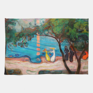 Linge De Cuisine Edvard Munch - Danse sur la plage