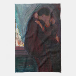 Linge De Cuisine Edvard Munch - Le baiser