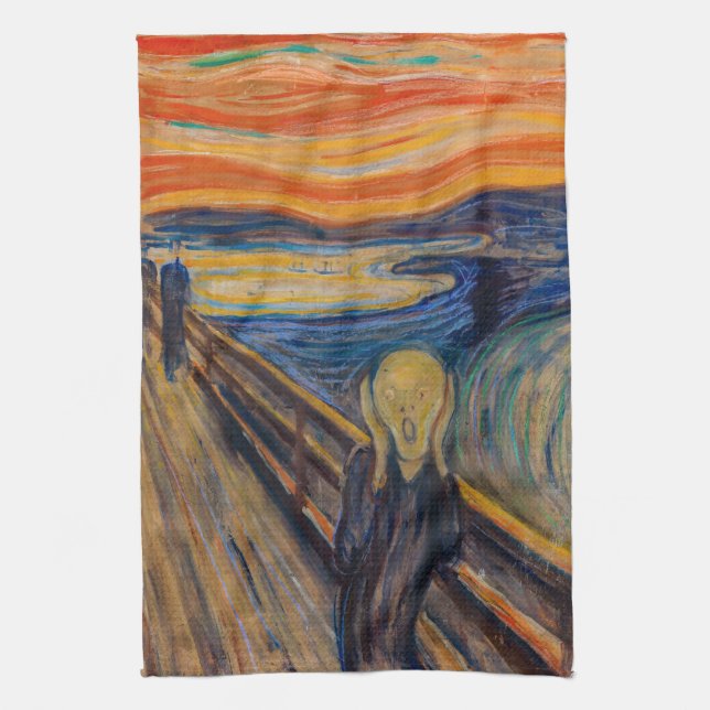 Linge De Cuisine Edvard Munch - The Scream 1893 (Vertical)