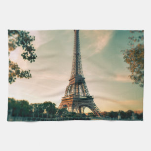 Linge De Cuisine Eiffel tour lancer oreiller