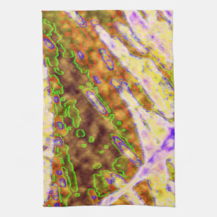 Linge De Cuisine Électrique Vert organique