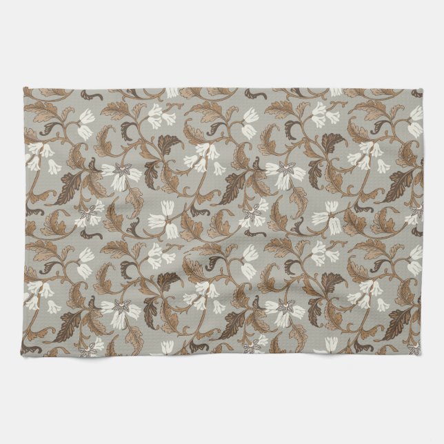 Linge De Cuisine Élégance botanique vintage (Horizontal)