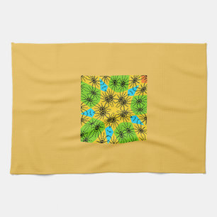 Linge De Cuisine Élégant Araignée d'inspiration africaine Motif tra