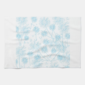 Linge De Cuisine Élégant Dandelion bleu doux