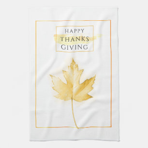 Linge De Cuisine Elégant et tendance Golden Thanksgiving