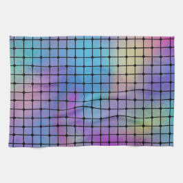 Linge De Cuisine Elegant Modern Colorful Squares Tiles |