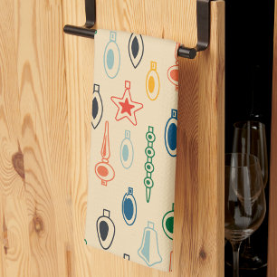 Linge De Cuisine Élégant Noël rétro