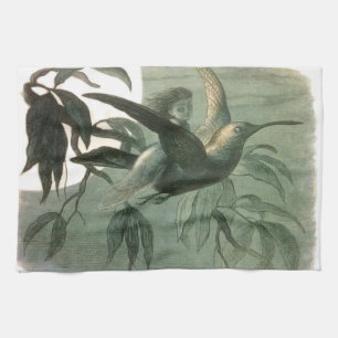 Linge De Cuisine Elf Fairies Elves Lune Scène nocturne Oiseau Volan