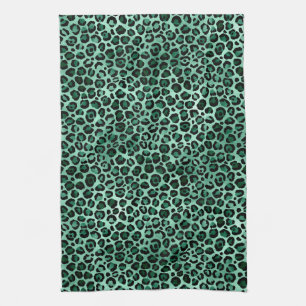 Linge De Cuisine Emerald et Gold Safari Series Design 9