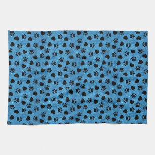Linge De Cuisine Empreinte de Patte Amoureux de Chats Mignon Chaton