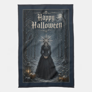 Linge De Cuisine Enchanteresse de Halloween de Minuit Givré
