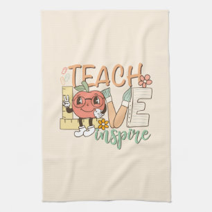 Linge De Cuisine Enseigner l'inspiration de l'amour - fournitures s