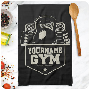 Linge De Cuisine Entraîneur de fitness à domicile avec kettlebell