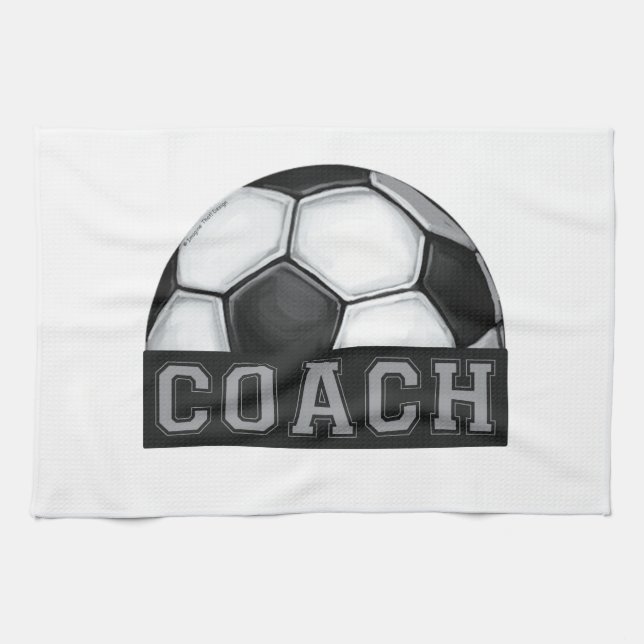 Linge De Cuisine Entraîneur de football (Horizontal)