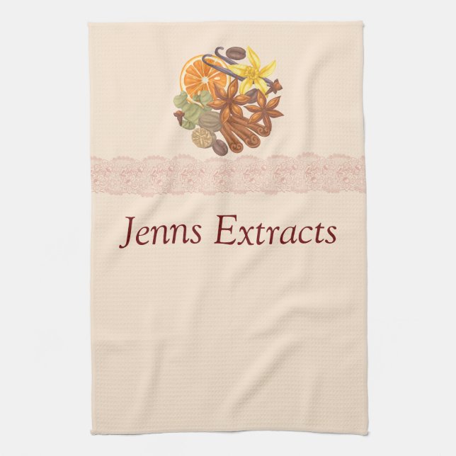 Linge De Cuisine Épices et assaisonnements personnalisables et extr (Vertical)