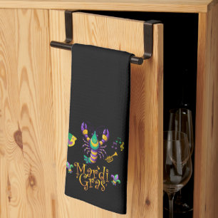 Linge De Cuisine Épis/trompette/masque/fleur de lis Mardi Gras