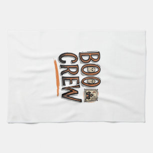 Linge De Cuisine Équipage Boo Modèle de chemise gravé Halloween vin