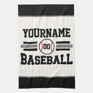 Linge De Cuisine Équipe de joueurs de baseball rétro personnalisés 