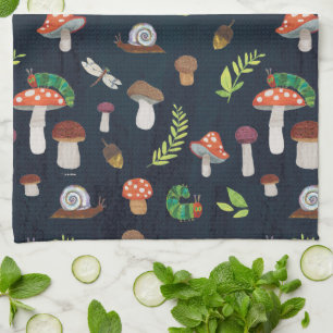 Linge De Cuisine Eric Carle   Motif Bugs et Champignons
