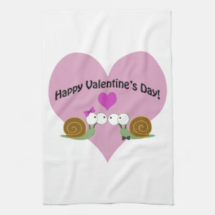 Linge De Cuisine Escargots de la Saint-Valentin