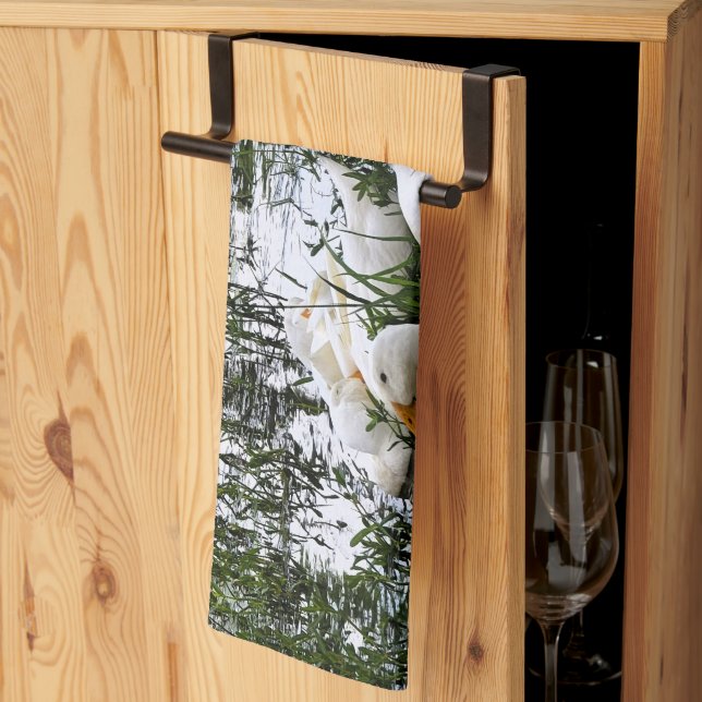 Linge De Cuisine Étang de canard animal (Pliage en tiers)