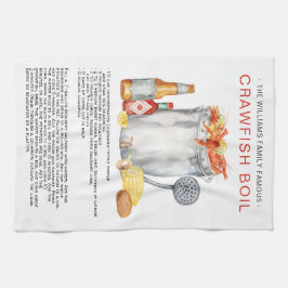 Linge De Cuisine Été Réchauffe-poisson | Recette Heirloom Tea Towel