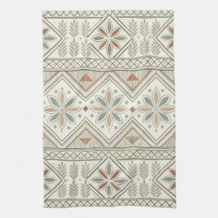 Linge De Cuisine Ethnique géométrique Tribal Tribal sans couture Mo