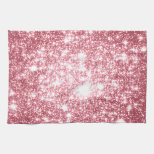 Linge De Cuisine Étincelle rose