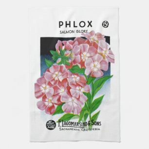Linge De Cuisine Étiquette de paquets de démarrage Phlox