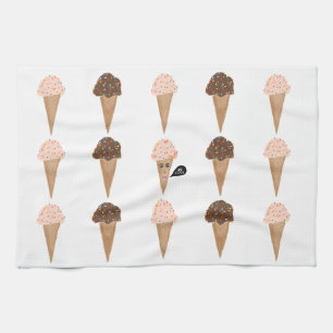 Linge De Cuisine Être COOL drôle Parler Pink Ice Cream