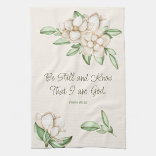 Linge De Cuisine Être encore et connaître Élégante Bible Verse Bota