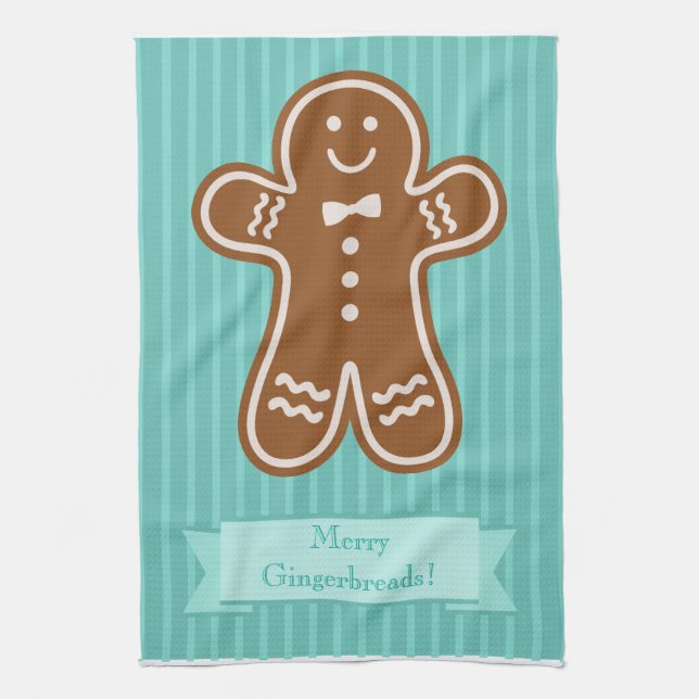 Linge De Cuisine Étreintes de pain d'épice (Vertical)