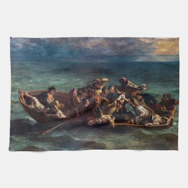 Linge De Cuisine Eugene Delacroix - L'épave de Don Juan (Horizontal)