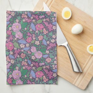 Linge De Cuisine Éventails japonais de coquelicots pour la fête des
