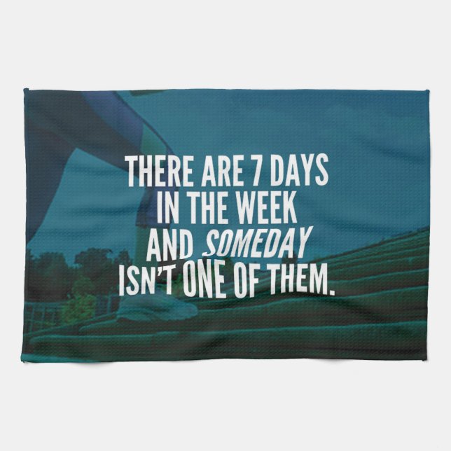 Linge De Cuisine Exécution de l'exercice Motivational Words (Horizontal)