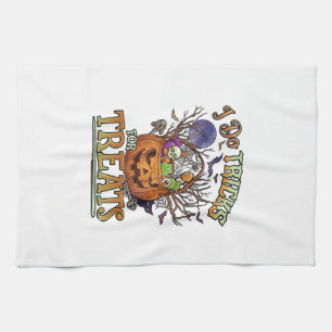 Linge De Cuisine Faire des tours friandises Halloween Citrouille Pa