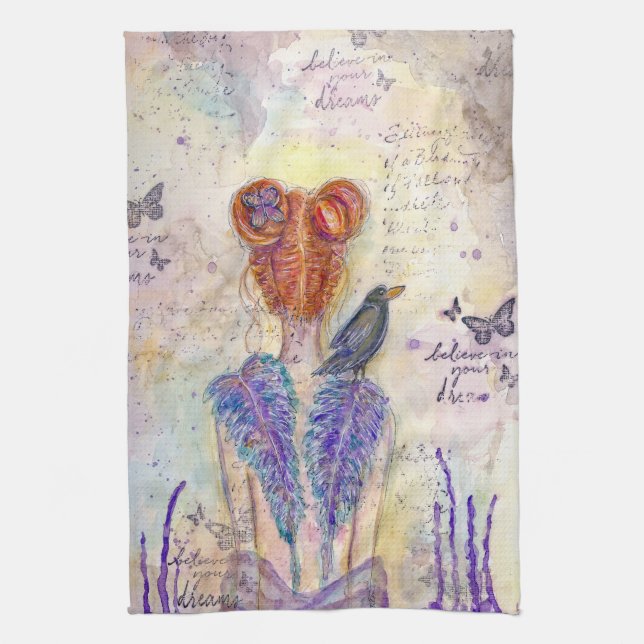 Linge De Cuisine Fairy Kitchen Towels (Vertical)