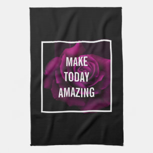 Linge De Cuisine Faites aujourd'hui Extraordinaire Purple Rose Insp