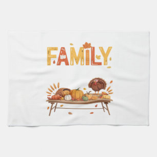 Linge De Cuisine Family Thanksgiving 2025 Merci pour ma tribu Ess