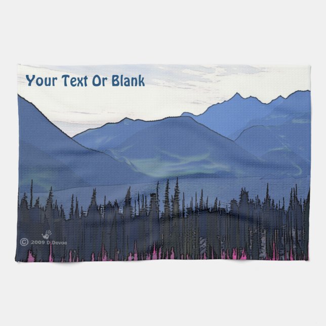 Linge De Cuisine Far North Summer  (Horizontal)