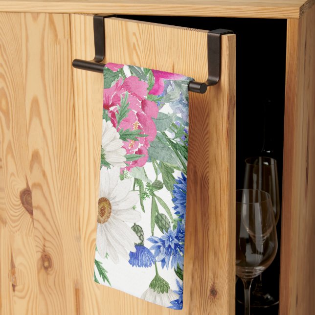 Linge De Cuisine Félicitations Faisées De Printemps Lumineuses (Pliage en tiers)