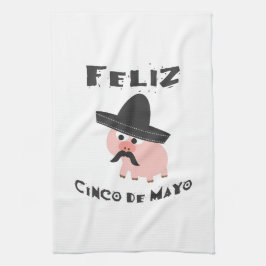 Linge De Cuisine Feliz Cinco De Mayo - porc