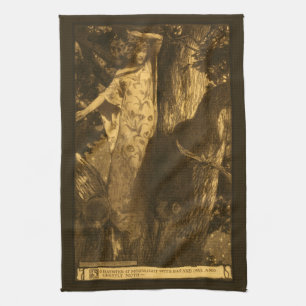 Linge De Cuisine Femme de Nuit Gardiennes de Clair de Lune si hanté