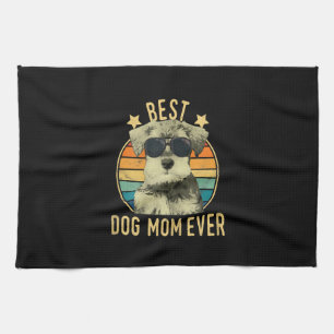 Linge De Cuisine Femme Meilleur Chien Maman Jamais Schnauzer Miniat