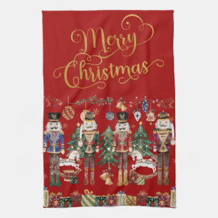 Linge De Cuisine Festin classique Casse-Noisettes Soldats Noël