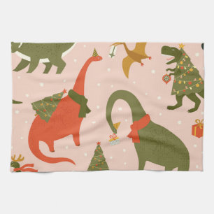 Linge De Cuisine Fête de Noël Dino : Tree Rex