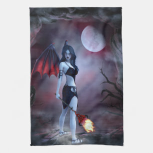 Linge De Cuisine Feu de lune Succubus